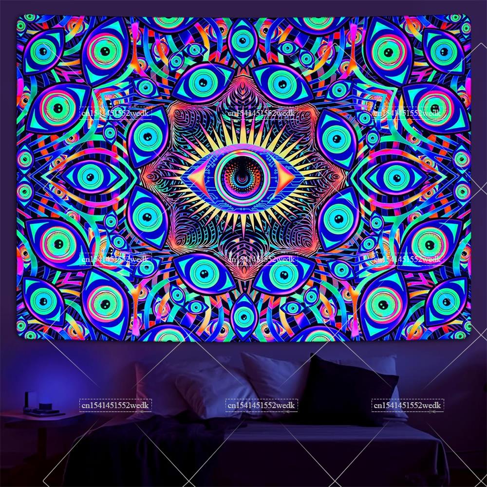 Черная подсветка, стиль бохо,  – обзор и цена Aesthetic Tapestry