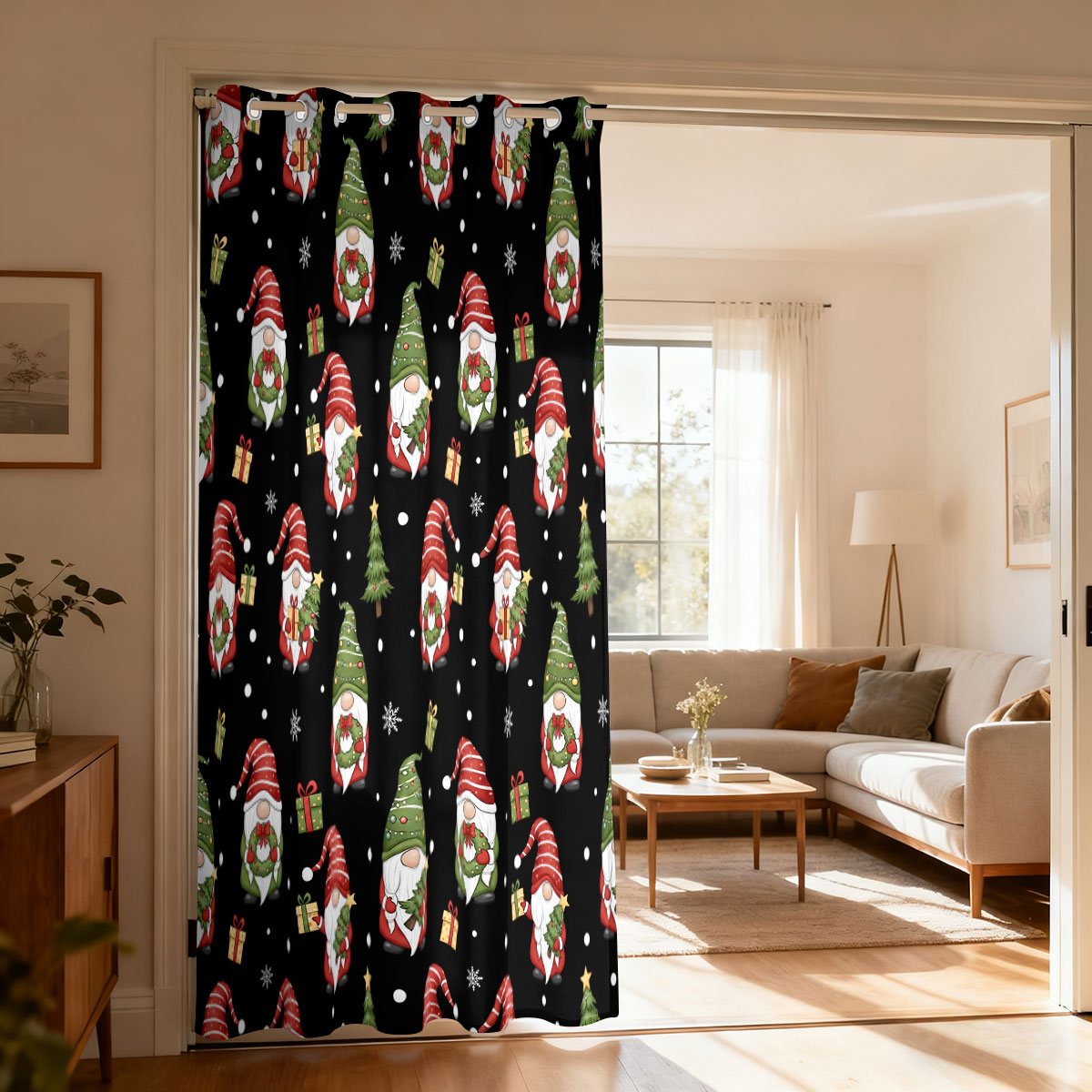 Новогодняя штора с принтом «Ро – обзор и цена Home Decor Tree